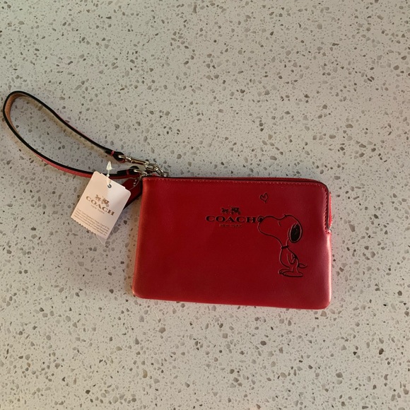 Coach Bags Coach Snoopy Wristlet Poshmark